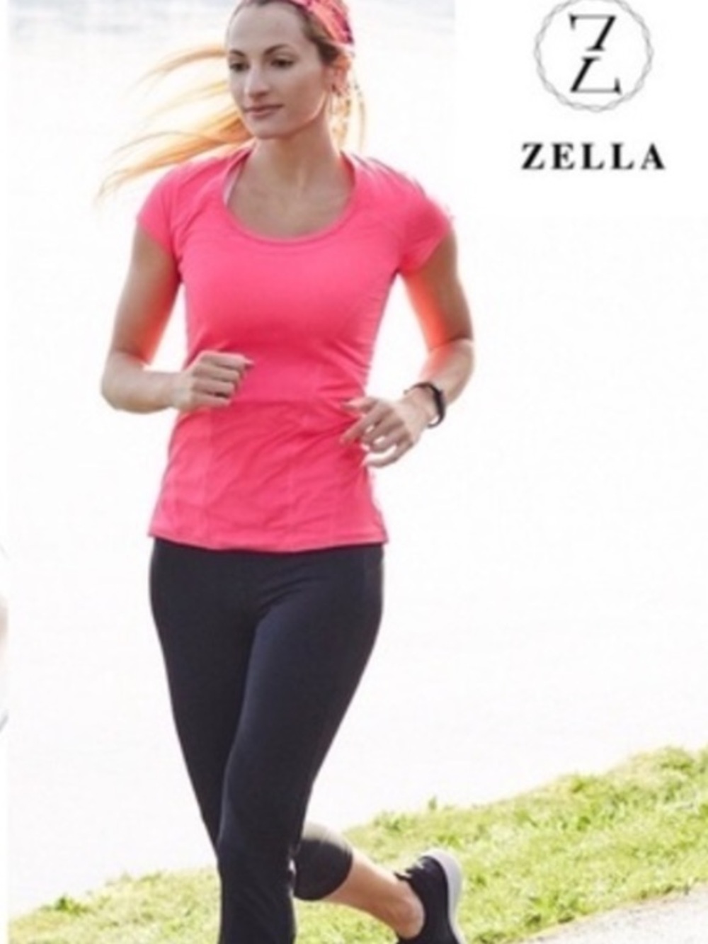 Zella Sunny Run Short Sleeve Athletic Tee
